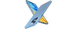 For iPhone 13 Pro Max Premium LIQUID Silicone with Metal Buttons and Camera Edges Case Cover - Light Blue