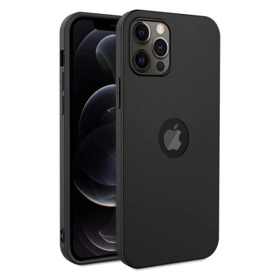 For iPhone 13 Pro Max Premium Minimalistic Slim Tough ShockProof Hybrid Case Cover - Charcoal Grey