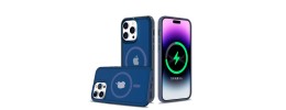For iPhone 13 Pro Max Premium Minimalistic Slim Tough ShockProof Hybrid Case Cover - Classic Blue