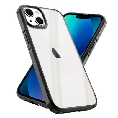 For iPhone 13 Pro Max Premium Transparent Thick 2.0mm PC TPU Hybrid - Smoke