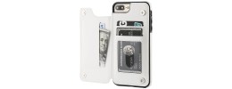 For iPhone 13 Pro Max Retro Wallet Card Holder Case Cover - Gray