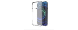 For iPhone 13 Pro Max Shockproof Transparent Thick TPU Case Cover - Clear
