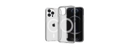 For iPhone 13 Pro Max Simple Basic Minimalistic Transparent Clear Thick TPU Case Cover - Clear