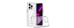For iPhone 13 Pro Max SpaceX Ultra Transparent Tone Case Cover - Clear