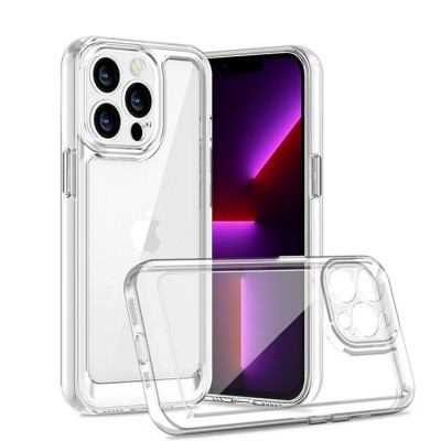 For iPhone 13 Pro Max SpaceX Ultra Transparent Tone Case Cover - Clear