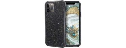 For iPhone 13 Pro Max Sparkle Glitter Hybrid Case Cover - Black