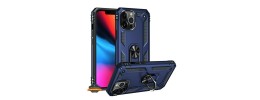 For iPhone 13 Pro Max Sturdy Bracket Kickstand Magnetic Hybrid - Blue