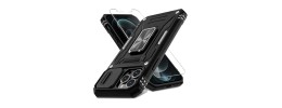 For iPhone 13 Pro Max Sturdy Bracket Kickstand Magnetic Hybrid - Grey