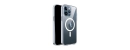 For iPhone 13 Pro Max TRUE Transparent [Magnetic Circle] Shockproof Hybrid - Clear