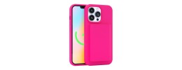 For iPhone 13 Pro Max Wallet ID Card Holder Case Cover - Hot Pink