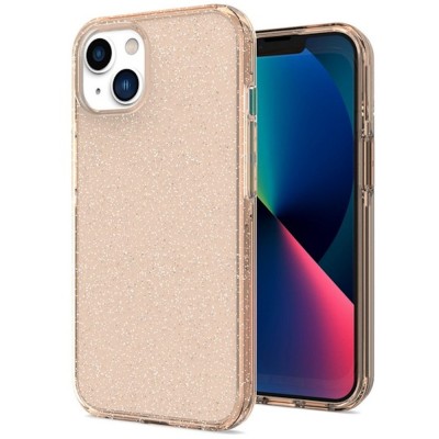 For iPhone 13 Pro Mesmerize Full Epoxy Glitter Sparkle Hybrid Case Cover - Rose Gold