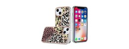 For iPhone 13 Pro Mix Shockproof IMD Electroplated Design Hybrid Case Cover - Animal A