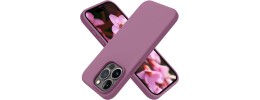 For iPhone 13 Pro Premium Minimalistic Slim Tough ShockProof Hybrid Case Cover - Magenta Purple
