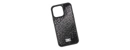 For iPhone 13 Pro SQUARE Passion Glitter Diamond Ring Stand Case Cover - BLACK CHROME J