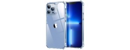 For iPhone 13 Pro Shockproof Transparent Thick TPU Case Cover - Clear