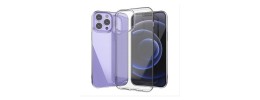 For iPhone 13 Pro Simple Basic Minimalistic Transparent Clear Thick TPU Case Cover - Clear