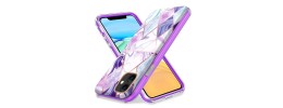 For iPhone 13 Pro Slick 3in1 Premium IMD Electroplated Hybrid Design Case Cover - A