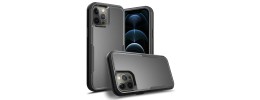 For iPhone 13 Pro Tough Anti-Slip Hybrid Case Cover - Black