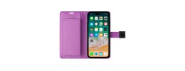 For iPhone 13/14 Wallet ID Card Holder Case Cover - Dark Purple