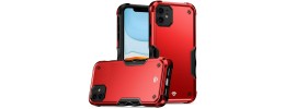 For iPhone 14 6.1" METKASE Exquisite Tough Shockproof Hybrid in Slide-Out Package - Red/Black
