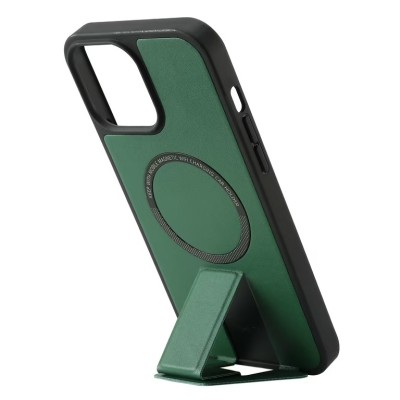 For iPhone 14 6.1" Premium Circle [Magnetic Circle] KickKickstand - Light Green