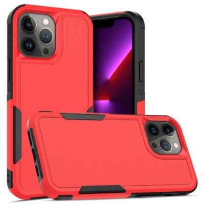 For iPhone 14 PLUS Absolute Thick Tough Hybrid Case Cover - Red