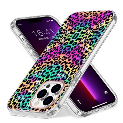 For iPhone 14 PLUS Attractive Design Shockproof Hybrid Case Cover - K