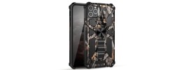 For iPhone 14 PLUS Machine Design Magnetic Kickstand Case Cover - Camo Army