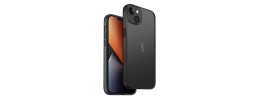 For iPhone 14 PLUS Rank Tough Strong Modern Fused Hybrid Case Cover - Black