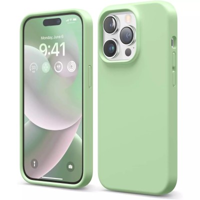 For iPhone 14 PLUS Rank Tough Strong Modern Fused Hybrid Case Cover - Light Green