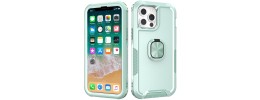 For iPhone 14 PLUS Superior 3in1 Magnetic Ring Stand Case Cover - Teal
