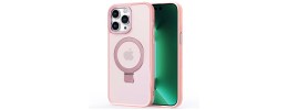 For iPhone 14 PLUS Tough Shockproof [Magnetic Circle] Hybrid Case - Pink