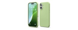 For iPhone 14 PRO 6.1" Premium Matching [Magnetic Circle] & Camera Edge Color Chrome Hybrid Design - Light Green
