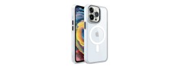 For iPhone 14 PRO 6.1" Thick Transparent [Magnetic Circle] Shockproof Hybrid - Clear