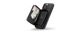 For iPhone 14 PRO MAX 6.7" Jewel Wallet Design with Stitched PU Leather ID Card Money Holder Zipper Case - Black