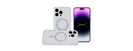 For iPhone 14 PRO MAX 6.7" METKASE Double Protection IMD Design Pattern [Magnetic Circle] Premium Case - Epoxy Design