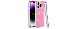 For iPhone 14 PRO MAX 6.7" METKASE Double Protection IMD Design Pattern [Magnetic Circle] Premium Case - Hearts