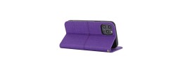 For iPhone 14 PRO MAX 6.7" [Magnetic Circle] Wallet For ID and Credit Cards With Lanyard - Light Purple