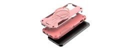 For iPhone 14 PRO MAX 6.7" Sturdy Bracket Kickstand Magnetic Hybrid - Pink