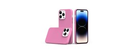 For iPhone 14 PRO MAX 6.7" Two Tone Frosted Glitter [Magnetic Circle] Hybrid Case Frosted Hybrid - Pink