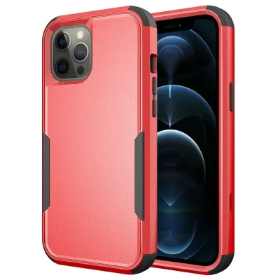 For Apple iPhone 14 6.1" Tough Anti-Slip Hybrid Case Cover - Red