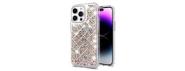 For iPhone 15 Bling Hybrid Case Cover - C