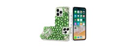 For iPhone 15 Jewel Full Diamond Bling Case Cover - Green