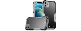 For iPhone 15 METKASE Exquisite Tough Shockproof Hybrid in Slide-Out Package - Black/Grey