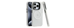 For iPhone 15 METKASE New Premium [MAGNETIC CIRCLE] Shockproof Raised Camera Protection Hybrid - Smoke