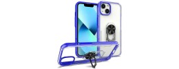 For iPhone 15 METKASE Rank Tough Strong Modern Fused Hybrid in Slide-Out Package - Blue