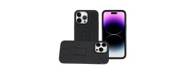 For iPhone 15 METKASE Victory Stand [Magnetic Ring] Premium Hybrid Case - Black