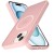 For iPhone 15 [Magnetic Circle] Smooth Safe Matte Feel Hybrid Case - Hot Pink