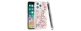 For iPhone 15 Plus Bling Hybrid Case Cover - B