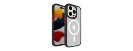 For iPhone 15 Plus Core [Magnetic Circle] Core [Magnetic Circle] Colorful Buttons Thick 2mm Hybrid - Black